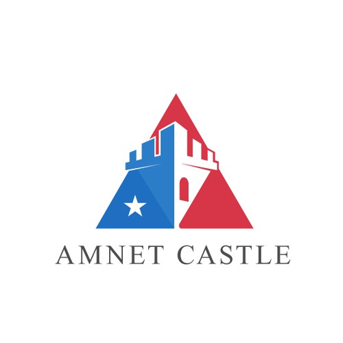 Castle design with the title 'Create the next logo for Amnet Castle (can also be Castle Amnet - these two words should be switchable in terms of order as they'