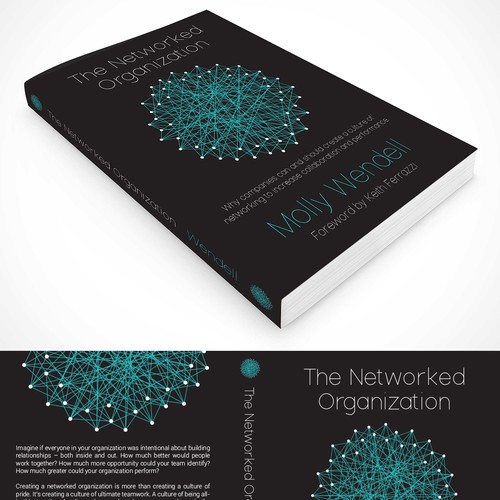 Networking design with the title 'Networking Book Jacket Concept'