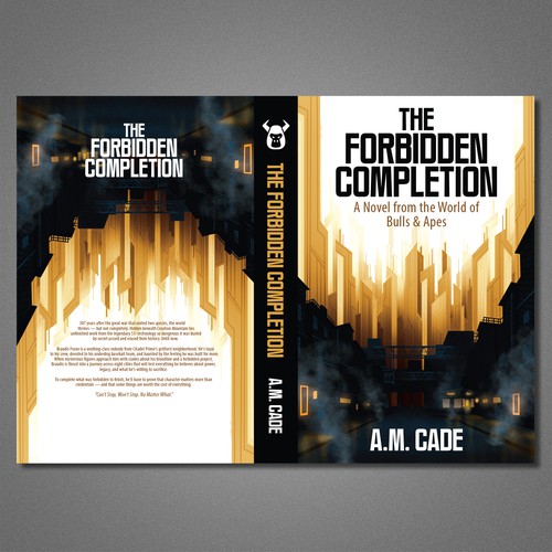 Fantasy book cover with the title 'Cover book illustration'