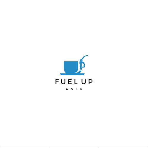 Espresso design with the title 'Fuel up caffee coffee'
