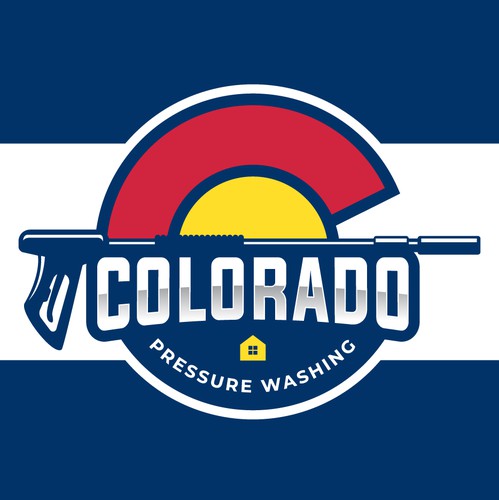 Washing logo with the title 'Colorado Pressure Washing'