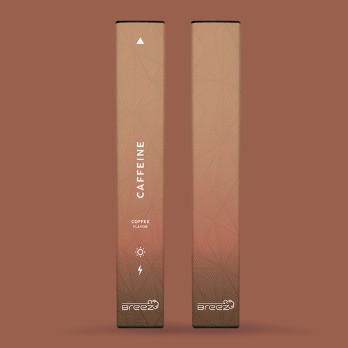 Coffee label with the title 'Vape Bar Design '