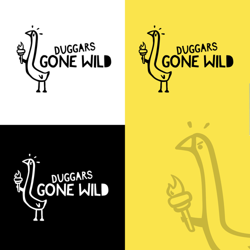 Goose logo with the title 'A YouTube channel Logo '