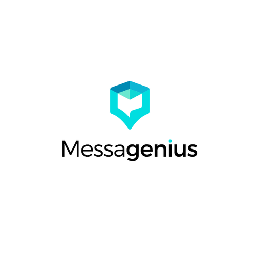 Inspirational design with the title 'Design Logo secure, smart and integrated company'