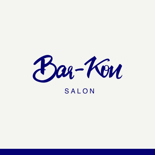 Brush pen design with the title 'Bar-Kon Logo'