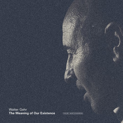 Grain design with the title 'Album cover for jazz record.'