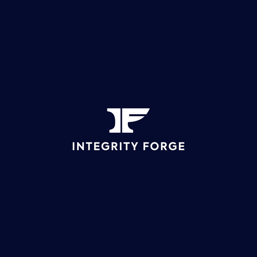 Anvil logo with the title 'Logo For Integrity Forge'