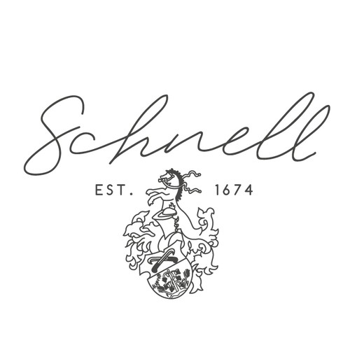 Coat of arms logo with the title 'Winery logo'