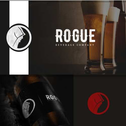 Beverage logo with the title 'Rogue'