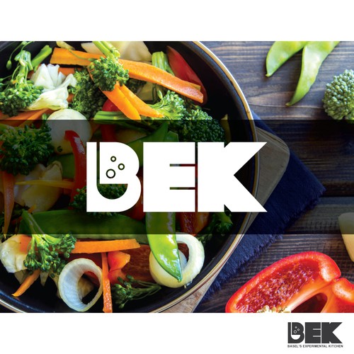 Experimental design with the title 'Еxperimental kitchen logo'