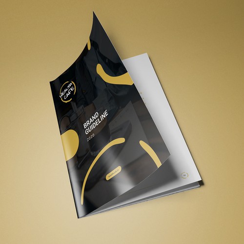 Font design with the title 'Brand Guide for Wealth Management'