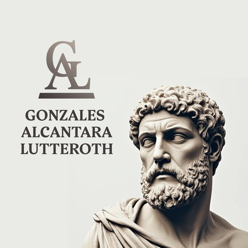 Lawyer logo with the title 'GAL Logo Design Proposal'