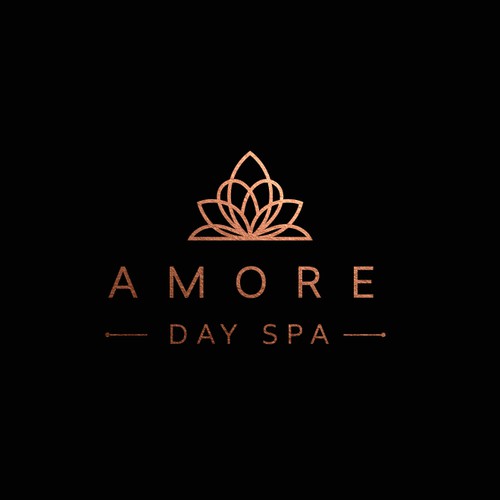 Spa design with the title 'Amore Day Spa'