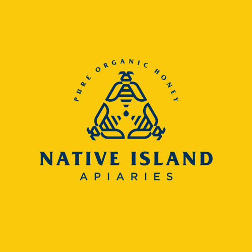 Honey brand with the title 'ELEGANT BEE LOGO'