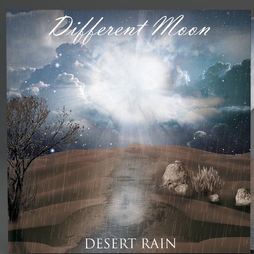 Desert artwork with the title 'album cover artwork'
