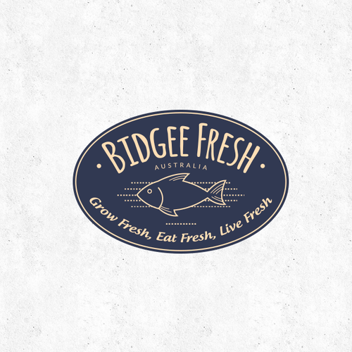 Australia flag logo with the title 'Logo for Bidgee Fresh!'