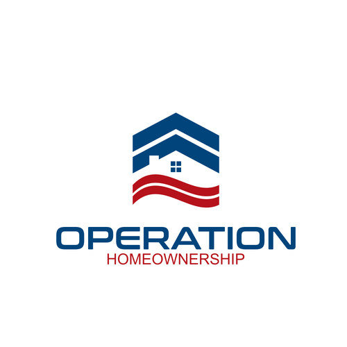 United states air force logo with the title 'Logo for an institution that specializes in education for military members on homeownership.'
