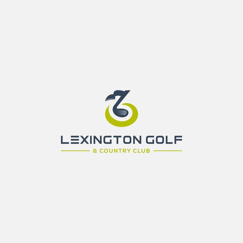 Sports apparel logo with the title 'Lexington Golf & Country Club Logo | Sports logo | Golf Flag | Golf Branding'