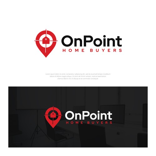 Investment logo with the title 'Logo concept for OnPoint Home Buyers'