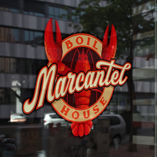 Lobster logo with the title 'Boil House'