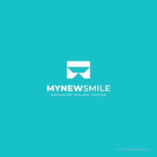 Smile brand with the title 'MyNewSmile Logo'