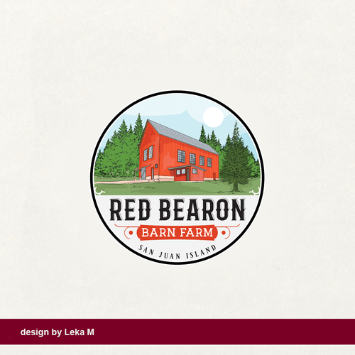 Island logo with the title 'RedBearon'