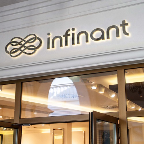 Infinity logo with the title 'infinant'