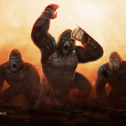 Fantasy artwork with the title 'Illustration- fantasy'