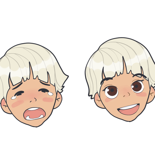 Stylized design with the title 'Emote '