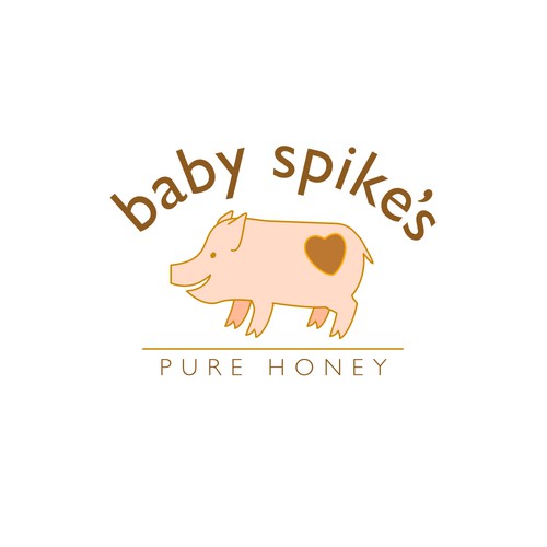 Pig brand with the title 'Baby Spike's Honey'