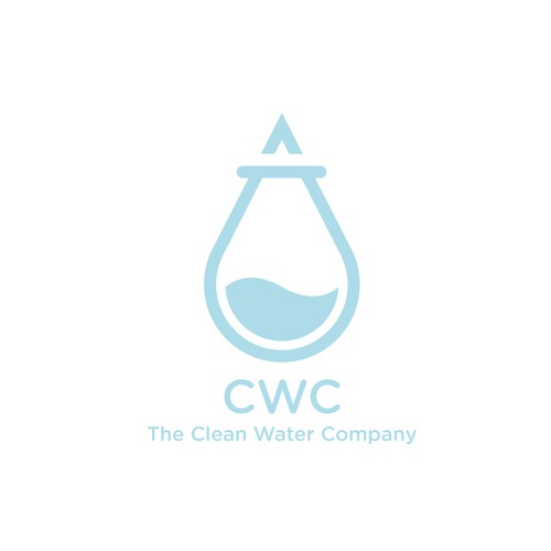 Hydro logo with the title 'Logodesign for a company that sells chemicals to clean water.'