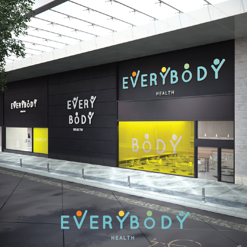 Human logo with the title 'Everybody Health'