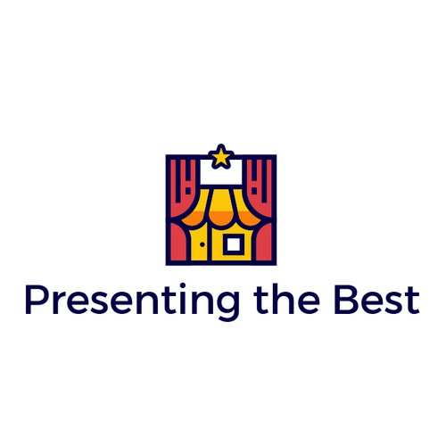 Stage design with the title 'Presenting The Best'