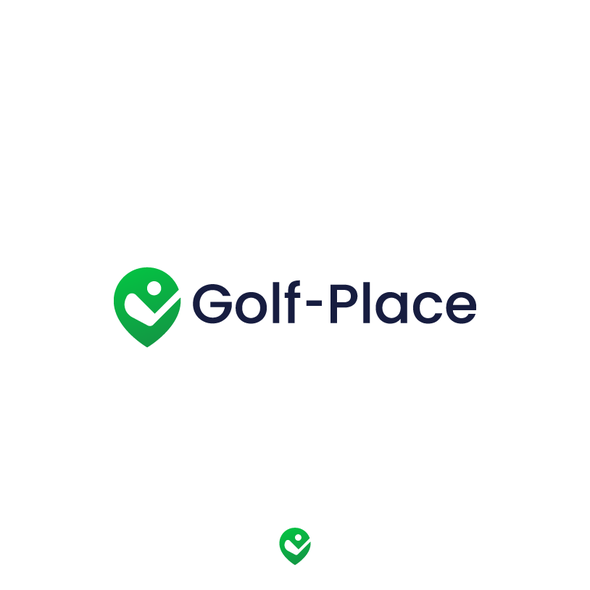 Place brand with the title 'Golf Place Logo'