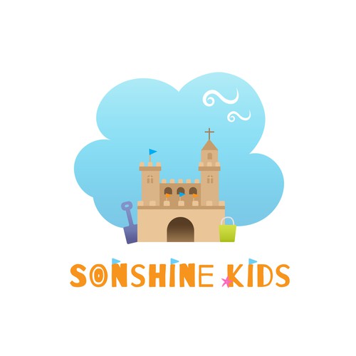 Sand logo with the title 'Sonshine Kids'