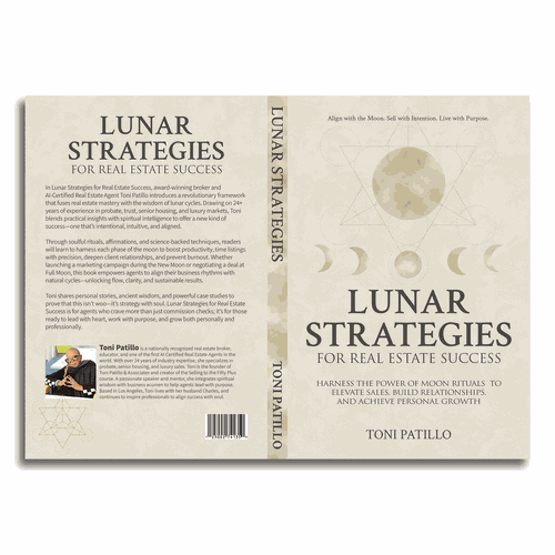 Real estate book cover with the title 'Bold eye-catching book cover'