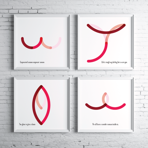 Canvas design with the title 'Canvas Wall Art concept'