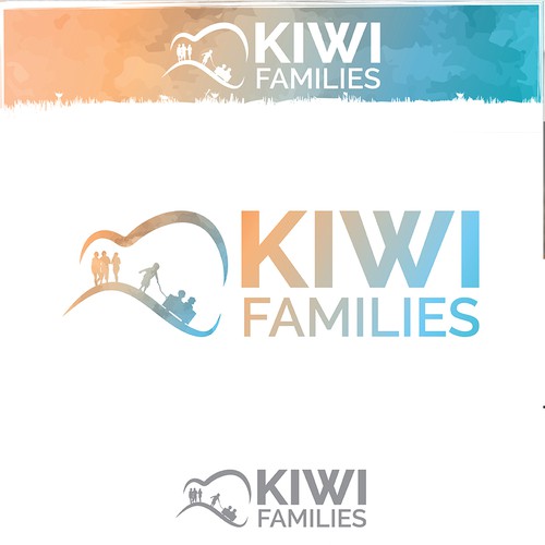 New Zealand design with the title 'Whimsical, fun loving Logo & Social Media Cover'