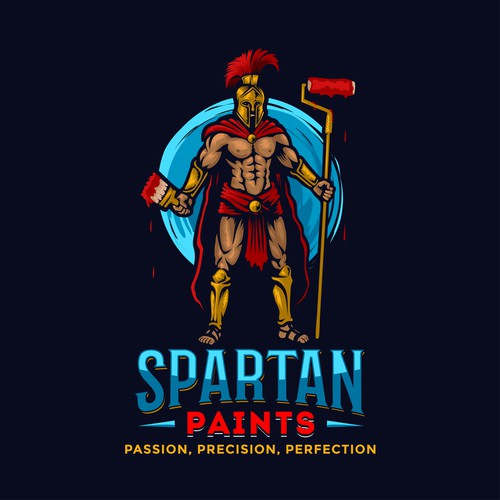 Spartan logo with the title 'Spartan Paints'
