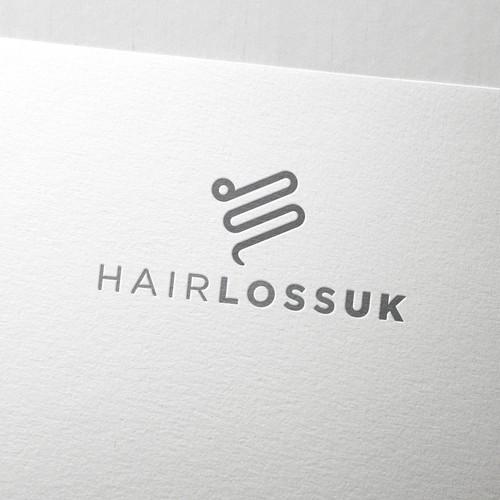 Saloon design with the title 'Hair Loss UK'