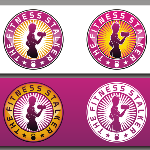 Girly logo with the title 'The Fitness Stalker'