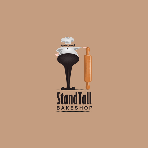 Pastry logo with the title 'Bakeshop'