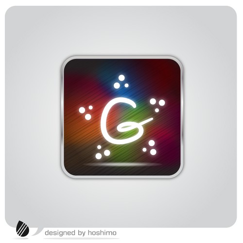 IPhone logo with the title 'Fun Drawing iPhone App : Launch icon and loading screen'