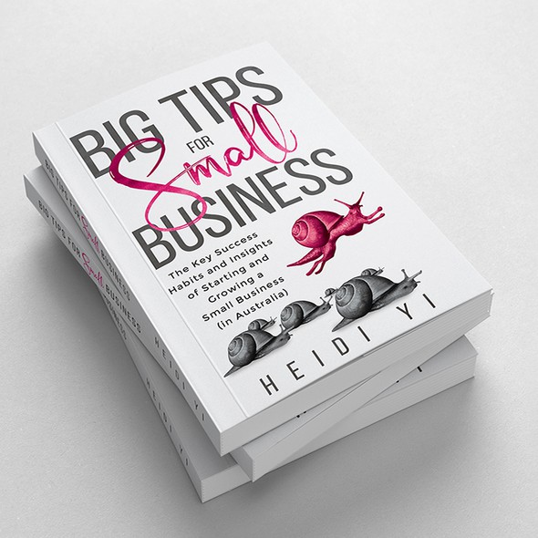 Small business design with the title 'Big Tips for Small Business'