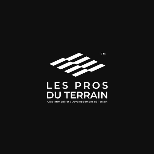 Landscaping brand with the title 'Simple logo for Les Pros Du Terrain'