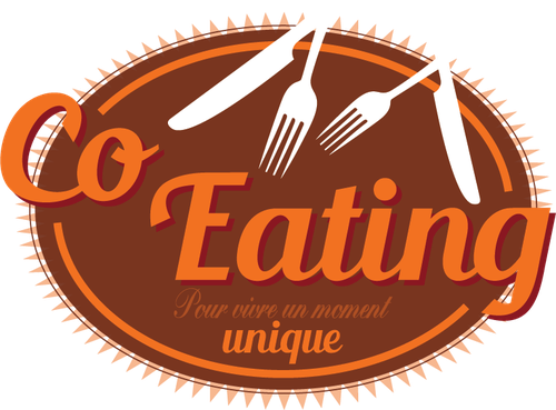 Eating design with the title 'Logo CoEating'