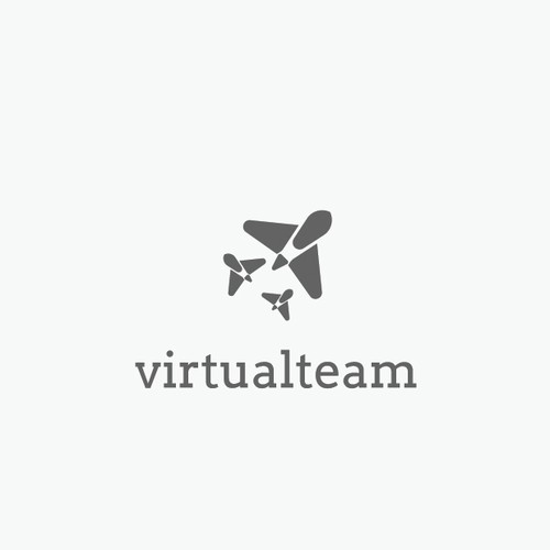 Jet logo with the title 'Logo for vitual team'