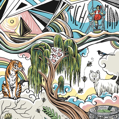 Home design with the title 'Ivy's Melbourne rooftop wall mural'