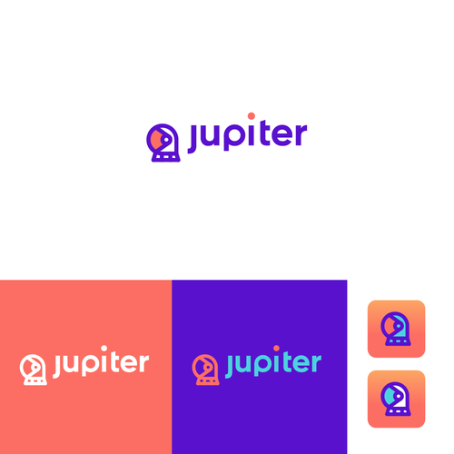 Bank logo with the title 'Jupiter - a digital bank for millennials'