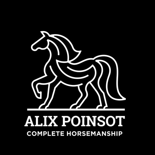 Horse design with the title 'Logo For Performance equestrian coach'
